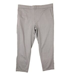 Bonobos Men's Gray Off Duty Pants Elastic‎ Waist Drawstring Stretch size XLShort